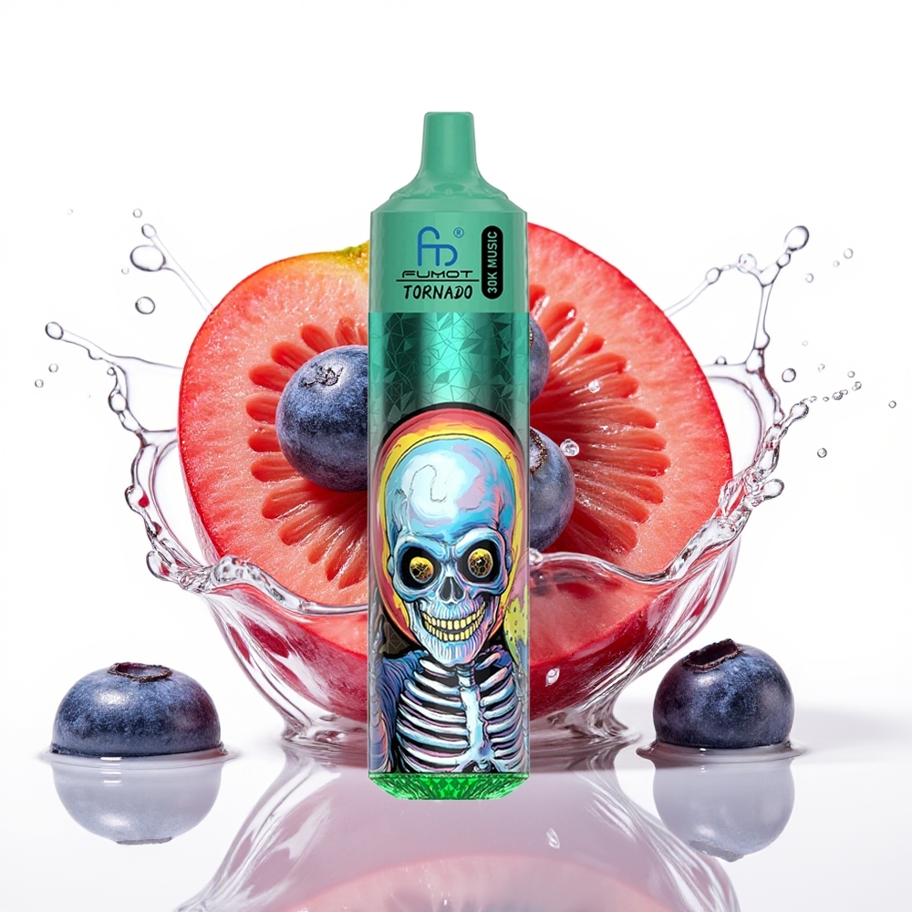 Fumot RandM Tornado 30000 Pliš 30mL 5% Borovnica Led Enkratni Vape