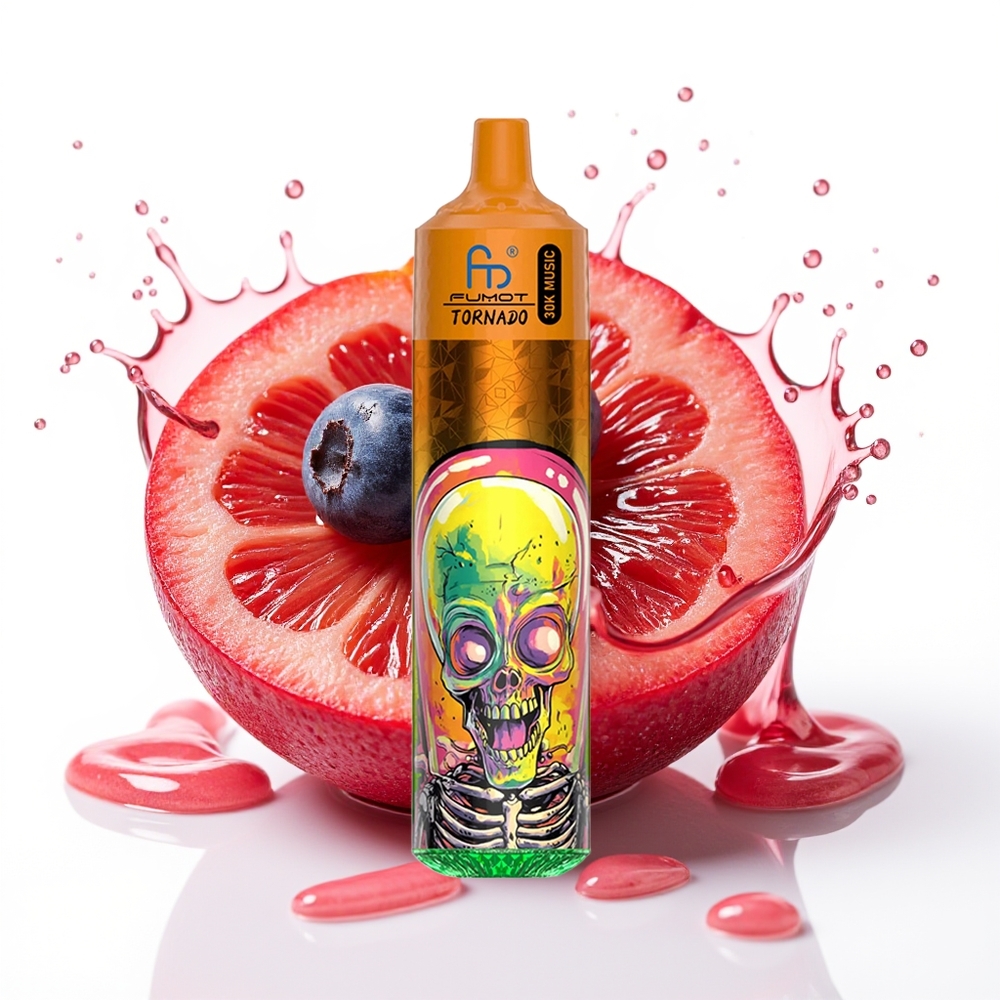 Fumot RandM Tornado 30000 Puffs 30mL 5% Dispozabilna Vapa Borovnica Malina