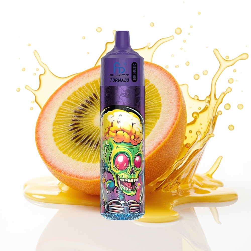 Fumot RandM Tornado 30000 Puffs 30mL 5% Enkratni Vape Kivi Pasijonka Guava
