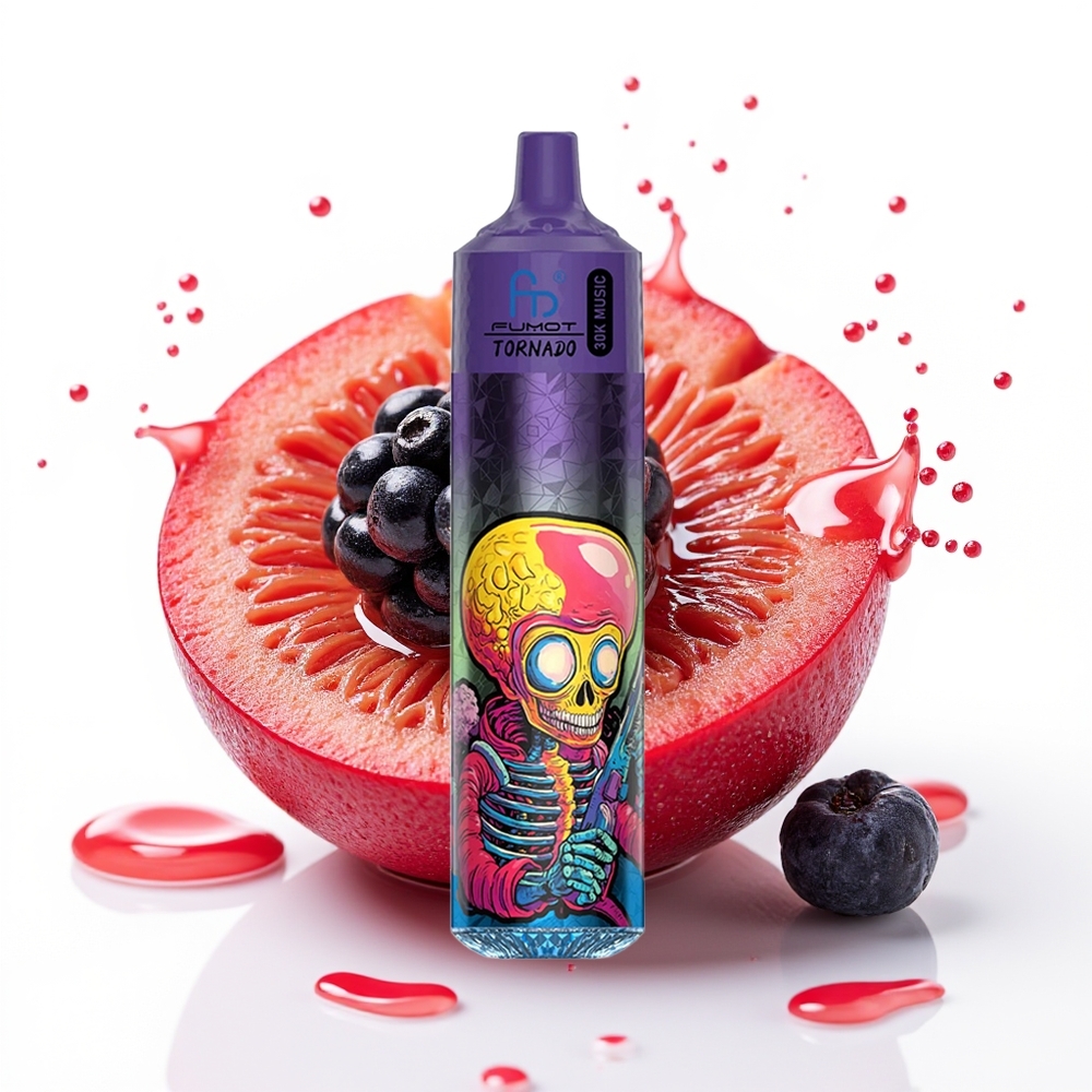 Fumot RandM Tornado 30000 Pufi 30mL Borovnica Robida