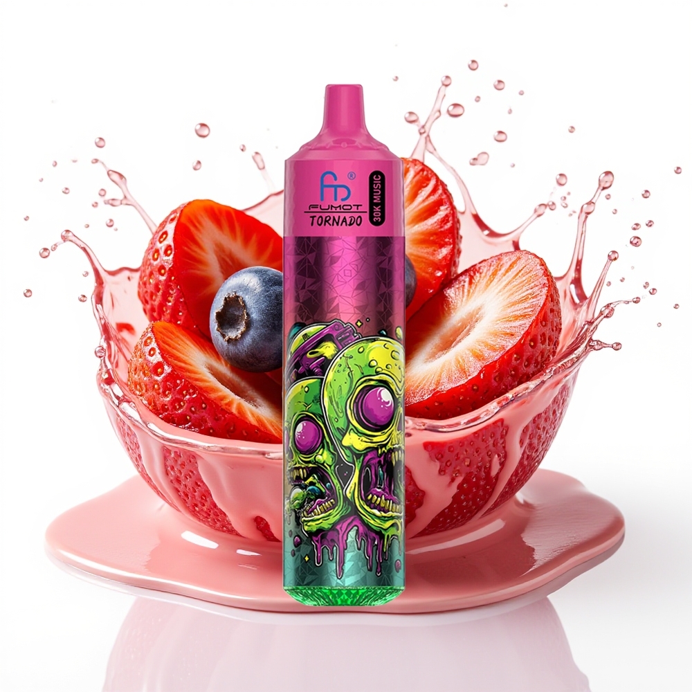Fumot RandM Tornado 30000 Pufi 30mL Jagoda Borovnica