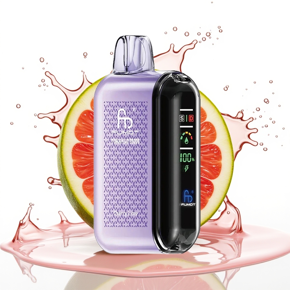 Fumot Tornado 20000 Puffov Dual Mesh Cherry Lime 20ml