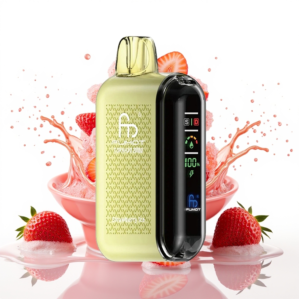 Fumot Tornado 20000 Puffs Dual Mesh Coil Smart Display Jagoda Led