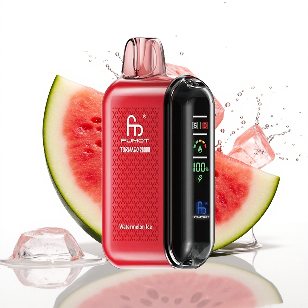 Fumot Tornado 20000 Puffs Dual Mesh Lubenica Led 20ml
