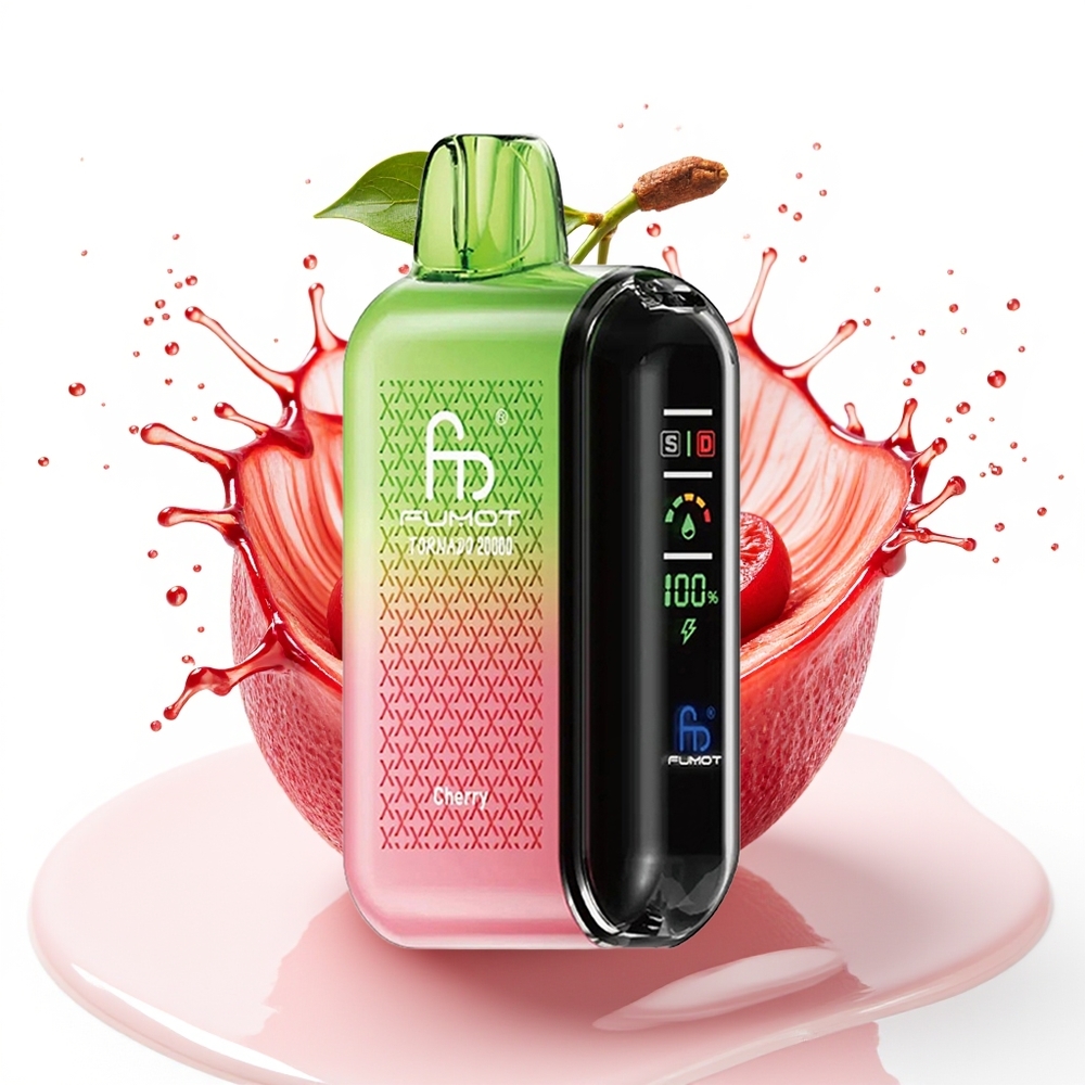 Fumot Tornado 20000 Puffs Dual Mesh Smart Češnja