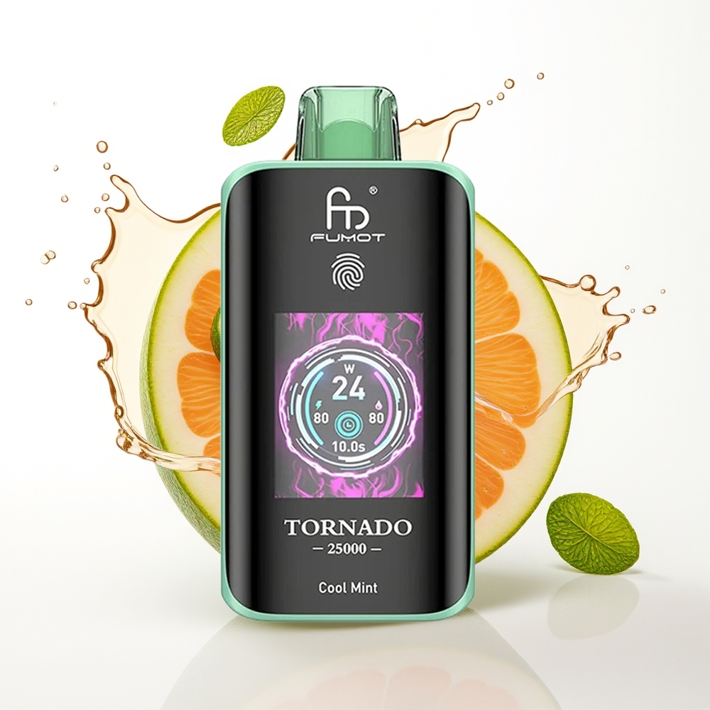 Fumot Tornado 25000 Puffs 20ml 700mAh Hladna Meta Enkratni Vape