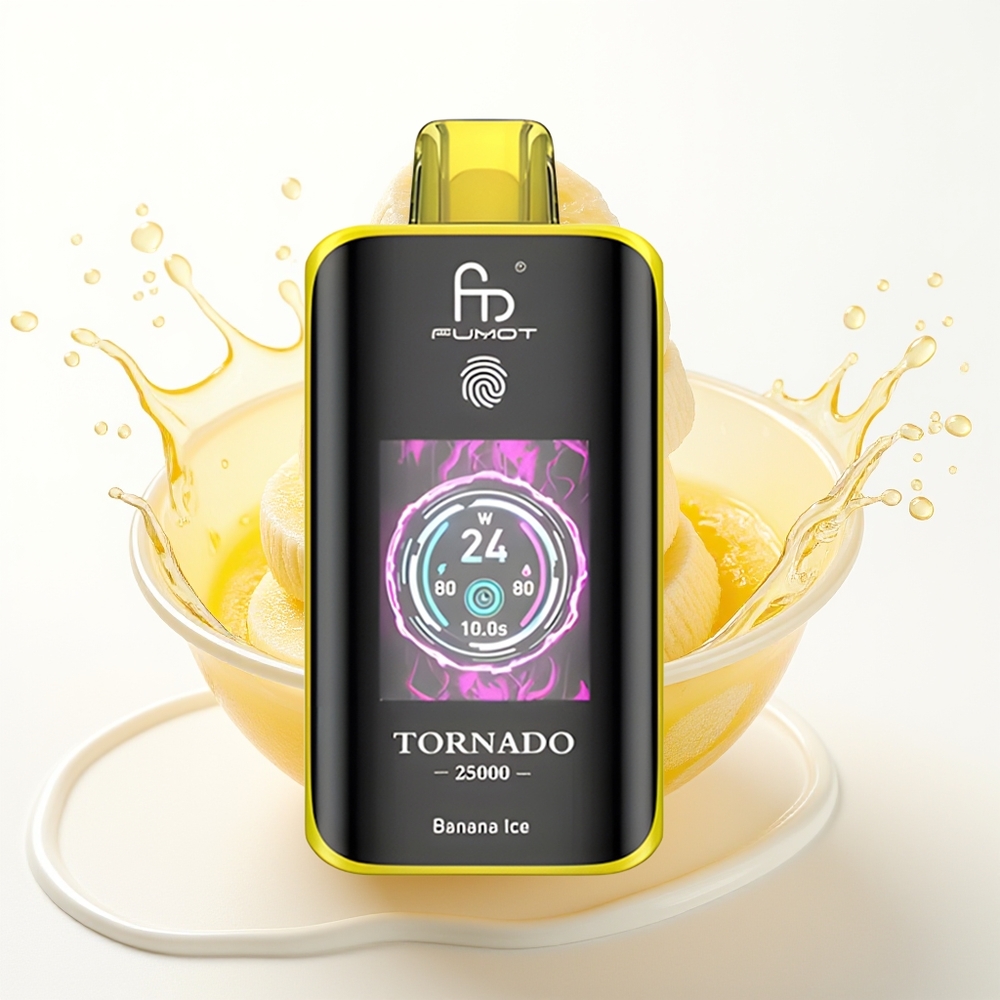 Fumot Tornado 25000 Puffs 20ml Bananovec LED Ekran