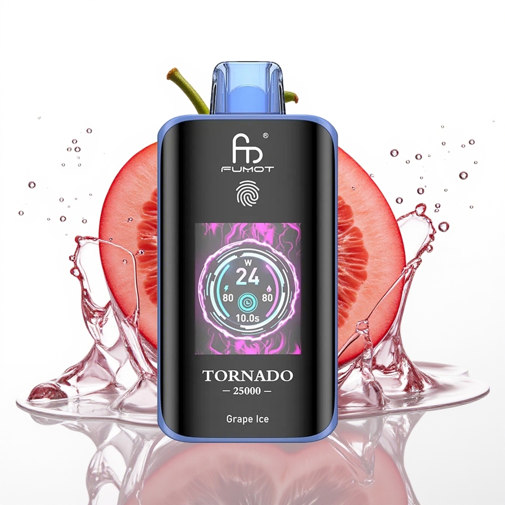 Fumot Tornado 25000 Puffs 20ml Napolnjena E-tekočina 700mAh Grozdni Led