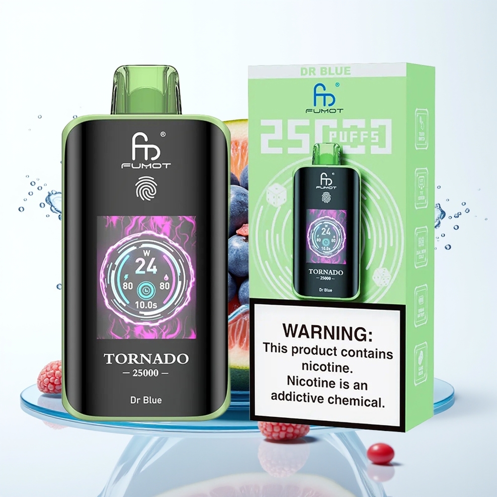 Fumot Tornado 25000 Puffs 700mAh 20ml Dr Modra Naprava