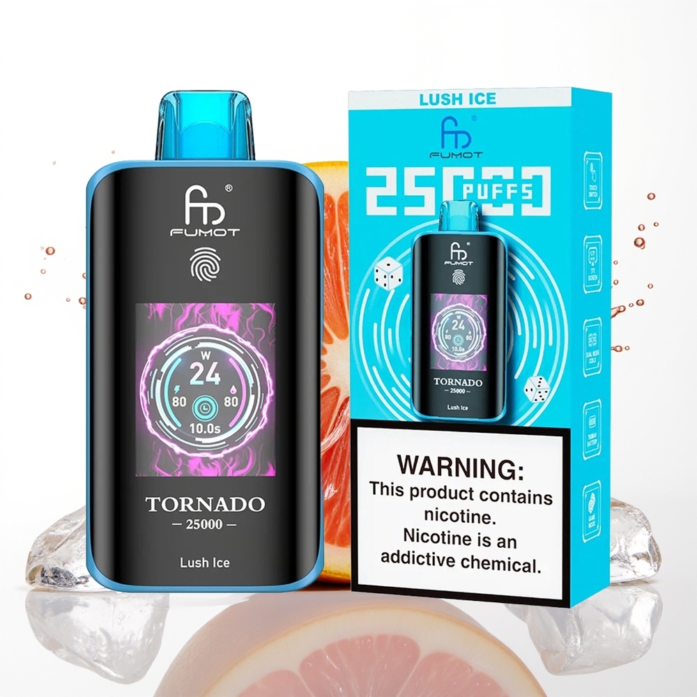 Fumot Tornado 25000 Puffs 700mAh 20ml Ljubičasti Leden