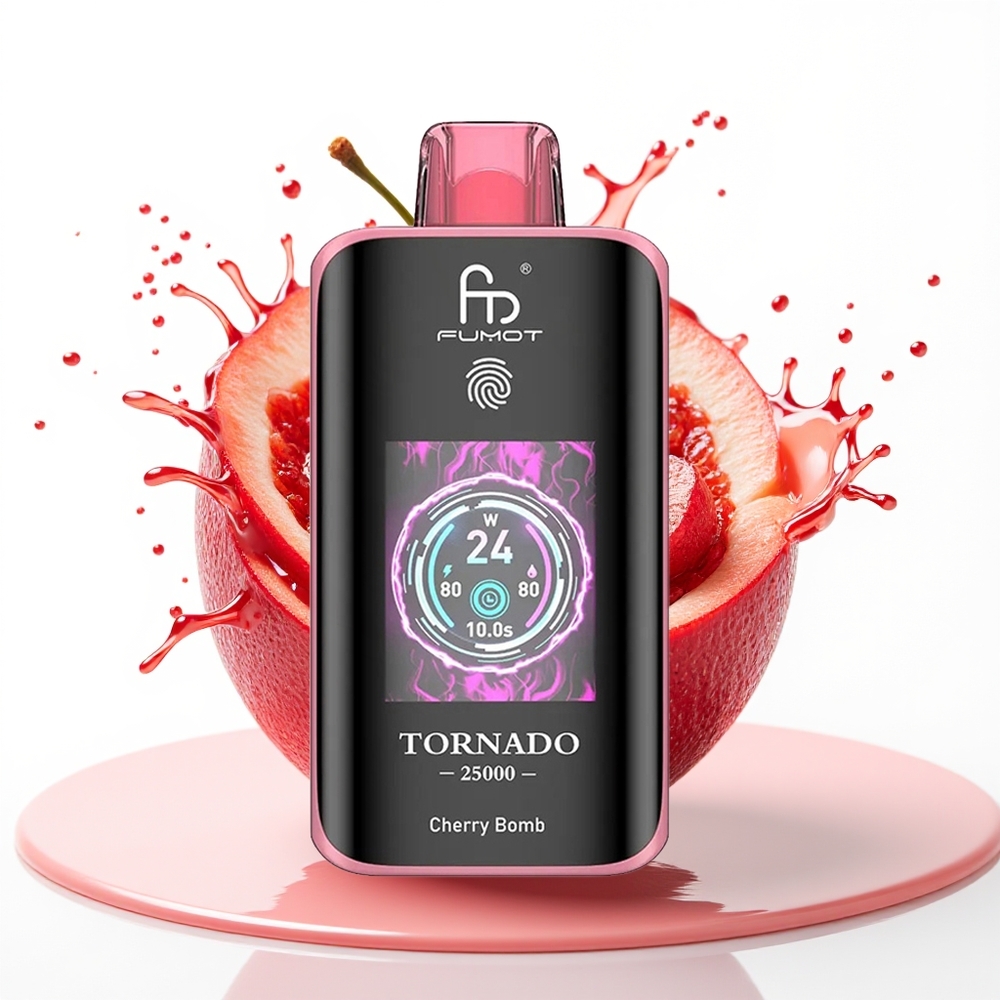 Fumot Tornado 25000 Puffs 700mAh 20ml Češnjevi Bombi