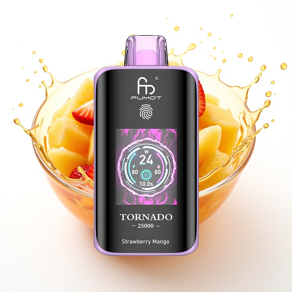 Fumot Tornado 25000 Pufov 700mAh 20ml Pre-polnjena Jagoda Mango