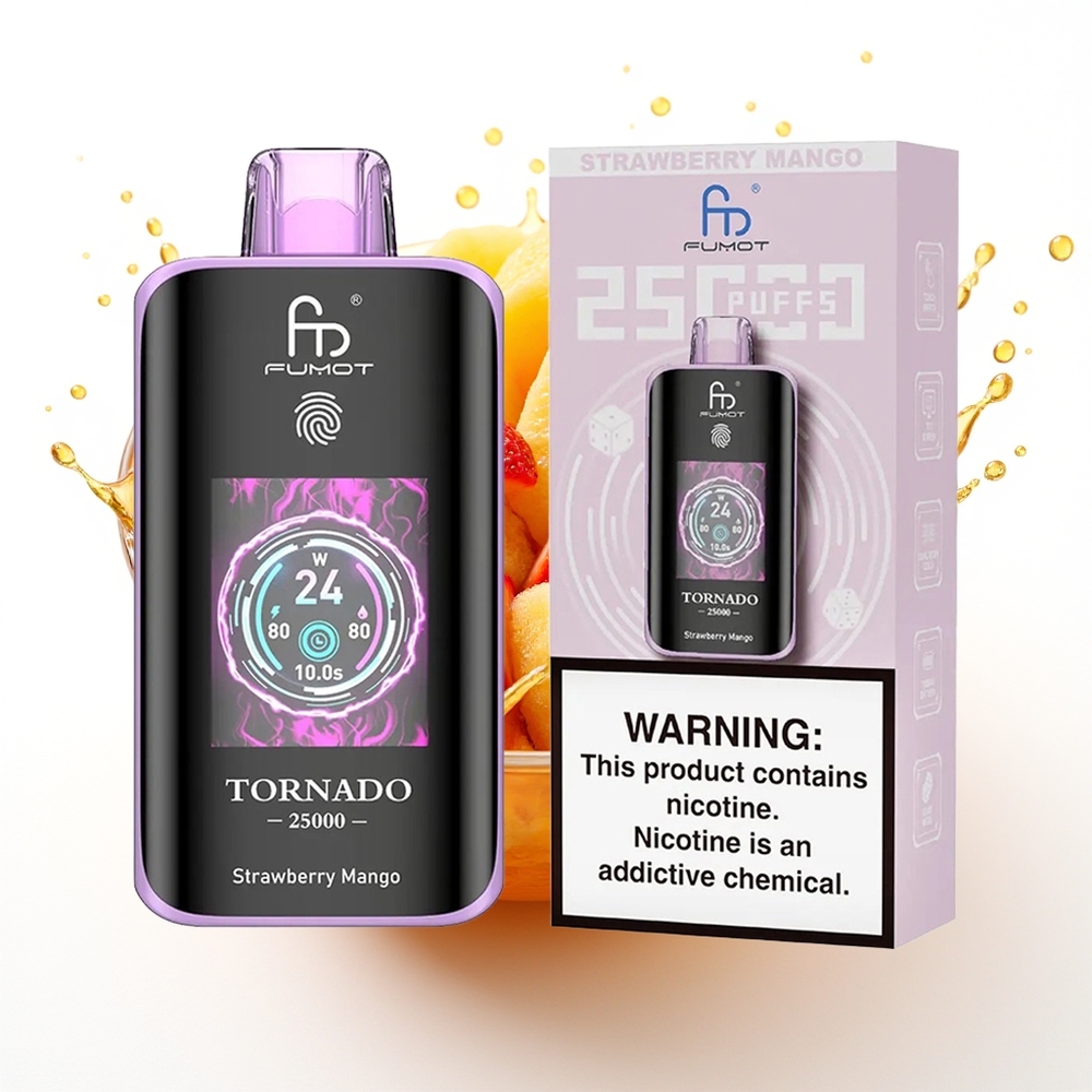 Fumot Tornado 25000 Pufov 700mAh 20ml Pre-polnjena Jagoda Mango