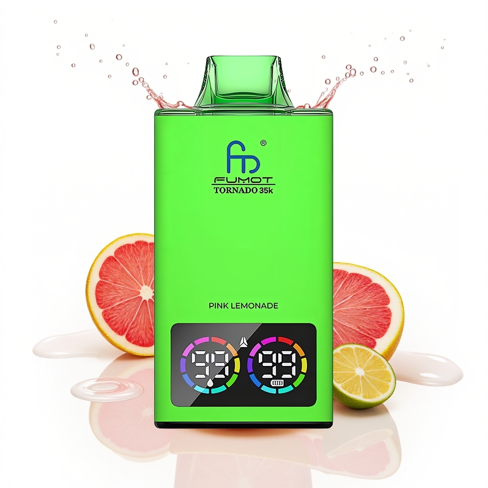 Fumot Tornado 35000 Dual Mesh RGB Rožnati Limonada