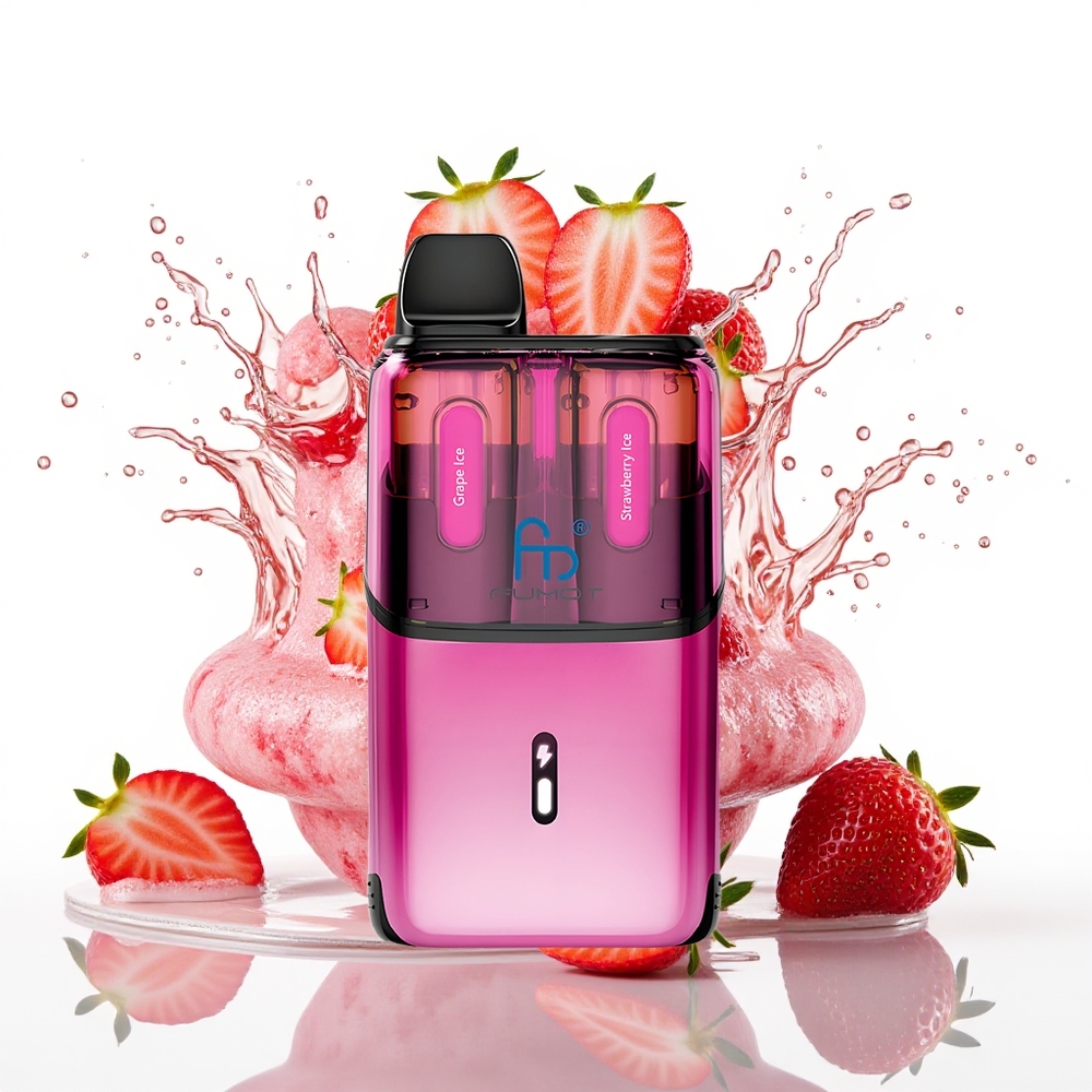 Fumot Ultra T32000 Enkratna Vape Grozdji Led - Jagodni Led z 32000 Puffi in 24ml