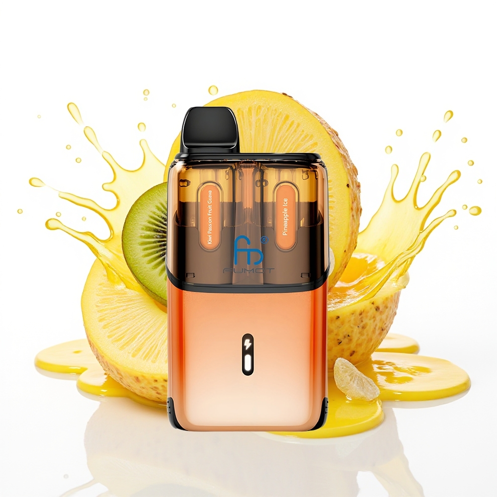 Fumot Ultra T32000 Enkratni Vape Sladko Grenko Guava - Ananas Led z 32000 Pufi in 24ml