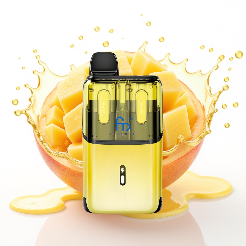 Fumot Ultra T32000 Trojni Mangova-Sočna Breskev 32000 vdihov 24ml