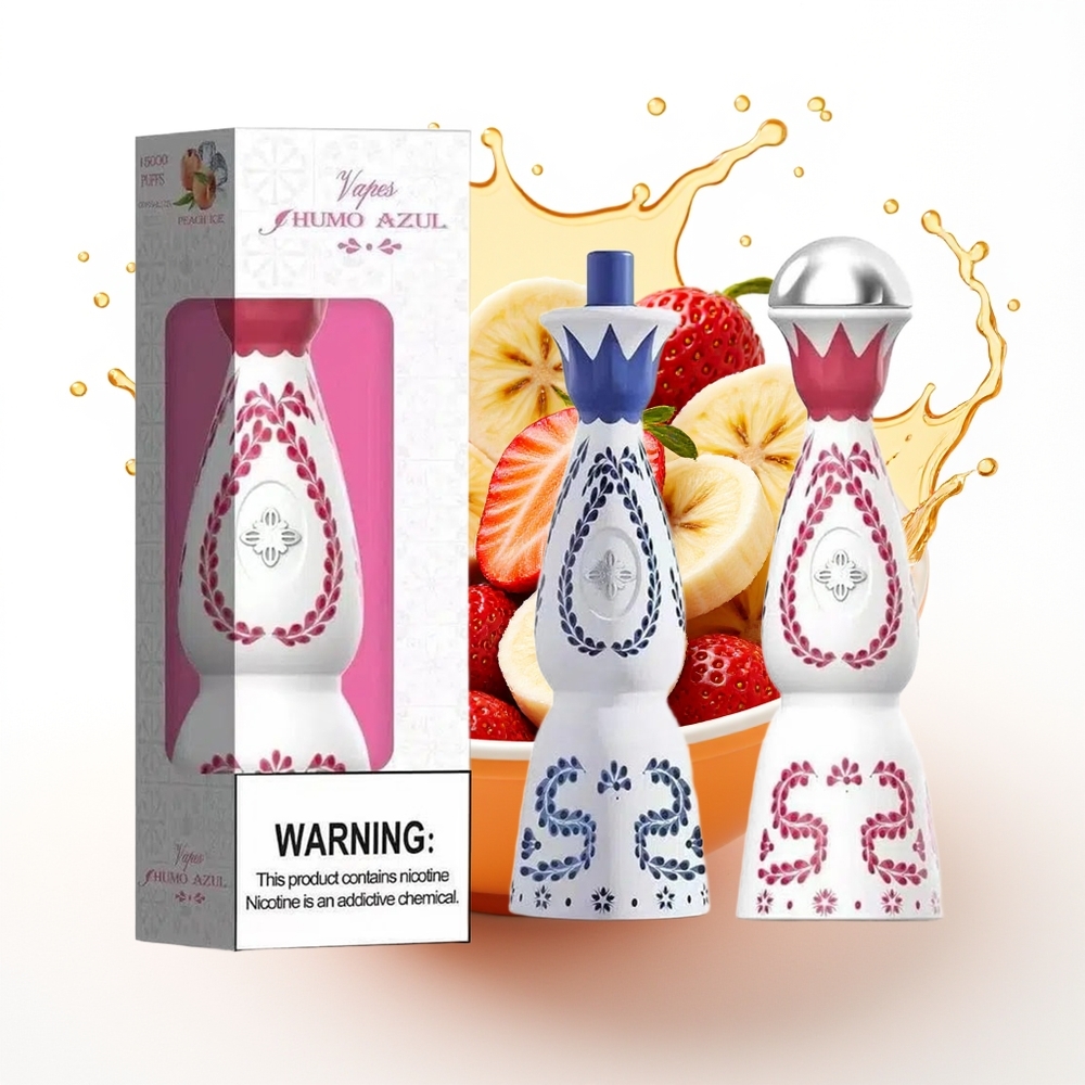 HUMO Azul 15000 Puffs 5% 20mL Sladka Jagoda Banana
