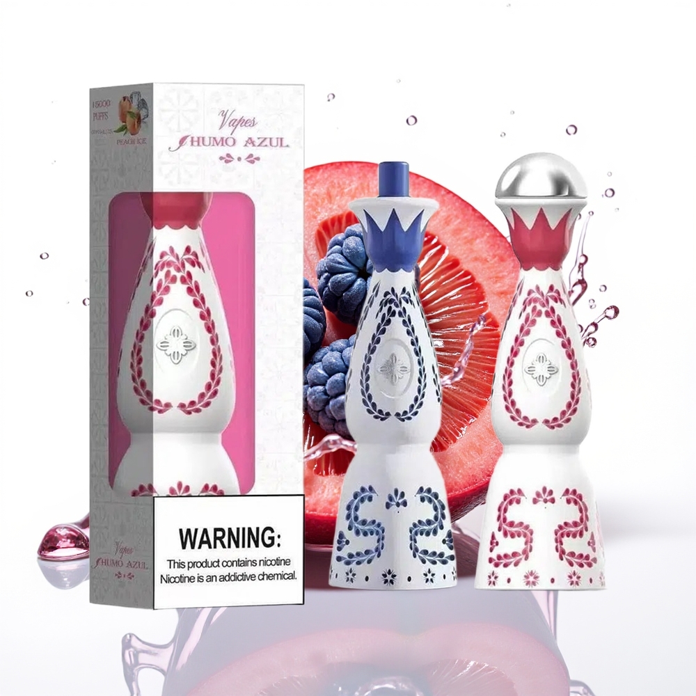HUMO Azul 15000 Puffs 5% Nikotina Modra Medvedja Malina USB-C