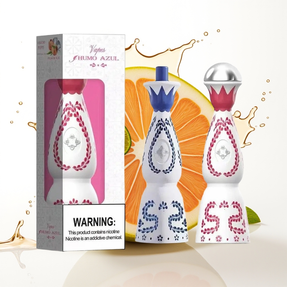 HUMO Azul 15000 Puffs Enkratna Vape Meta Medved 20mL 5% Nikotina