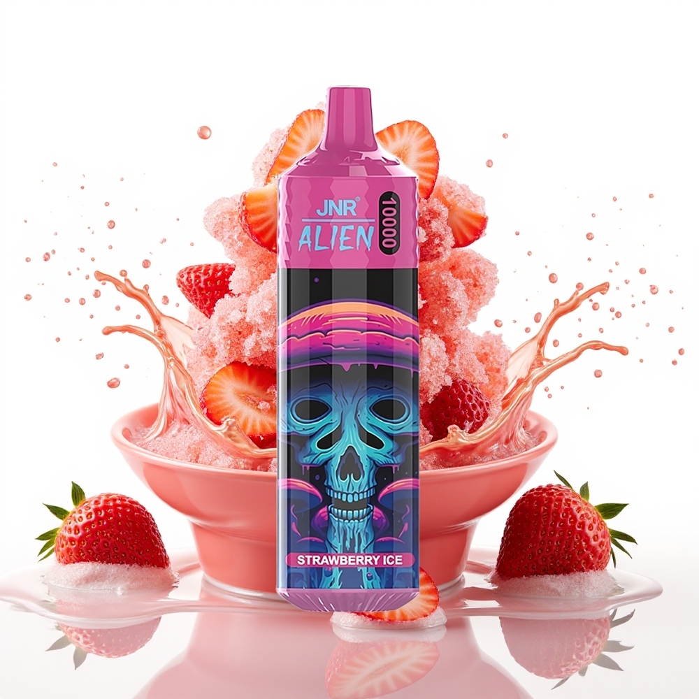 JNR Alien 10000 Puffs 850mAh LED Jagoda Led Enkratni Vape