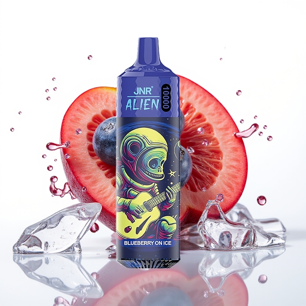 JNR Alien 10000 Puffs 850mAh RGB Borovnica Na Ledu