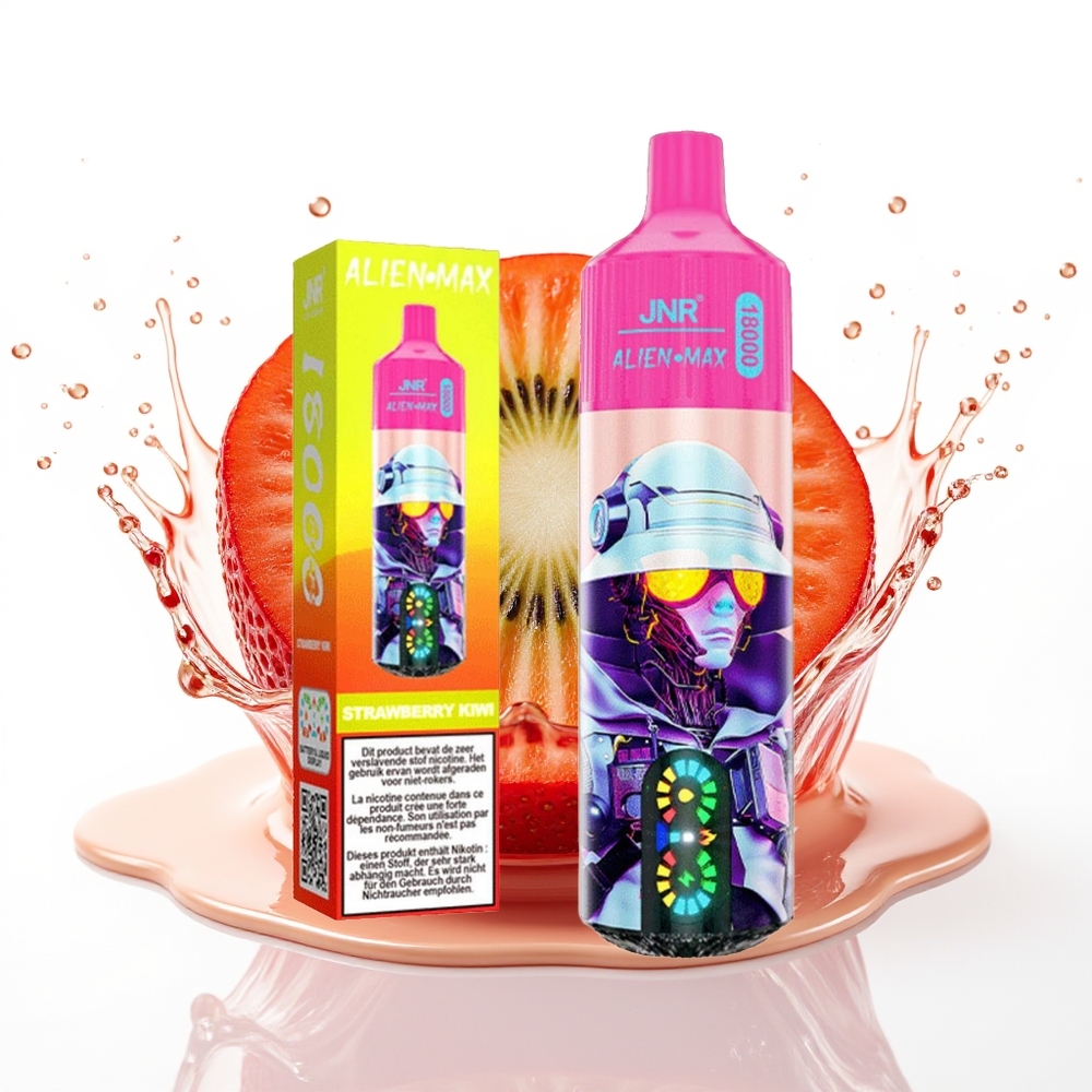 JNR Alien Max 18000 Puffs Dual Mesh Jagoda Kivi 28ml