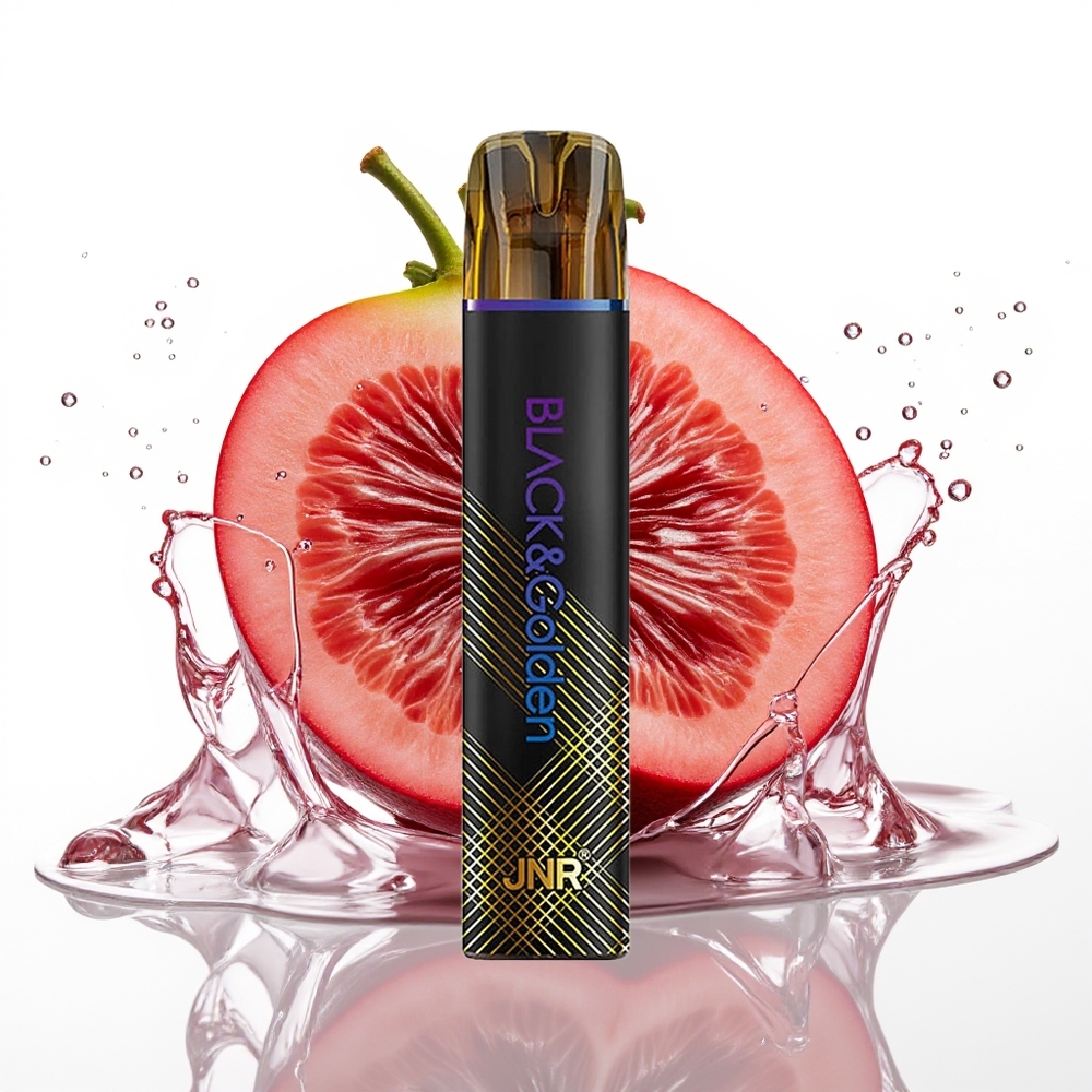 JNR Black&Golden 600+200 Puffs 550mAh 2% Enkratni Vape Grozdni Led