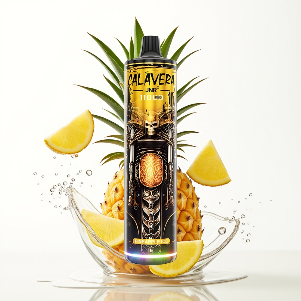 JNR Calavera 11000 Puffs 21ml 5% Enkratna Vape Ananas Led