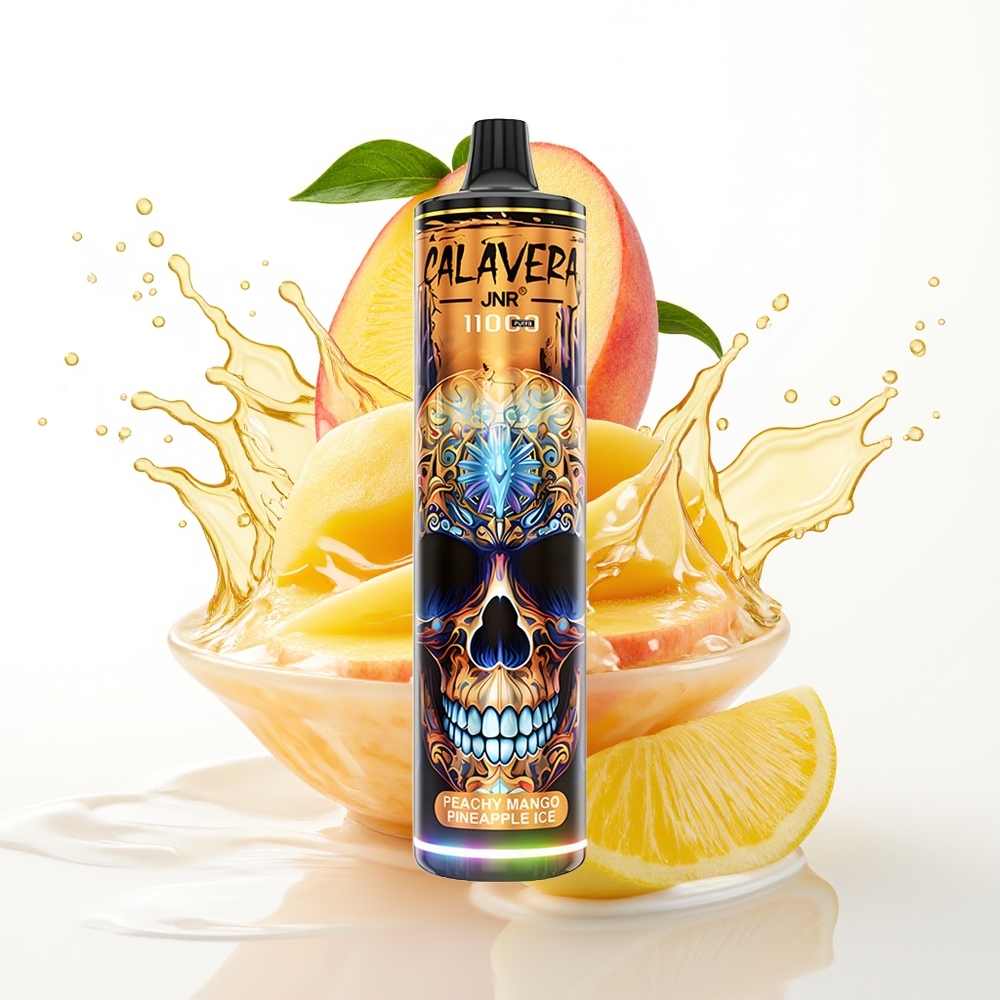 JNR Calavera 11000 Puffs 21ml 850mAh Brez dima Breskeva Mango Ananas Led
