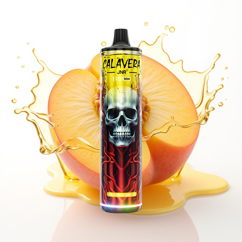 JNR Calavera 11000 Puffs 21ml 850mAh Peach Mango Sladkoredna Vape