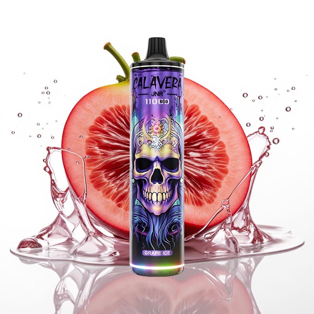 JNR Calavera 11000 Puffs Enkratna Vape Grozdji Led 850mAh 21ml