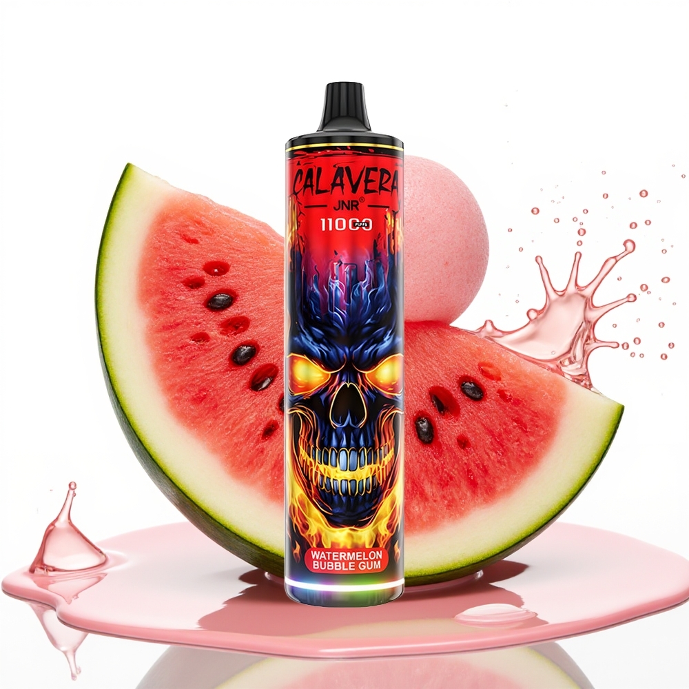 JNR Calavera 11000 Pufov 21ml Tipka 1.0ohm Lubenica Mehurčki Gumi