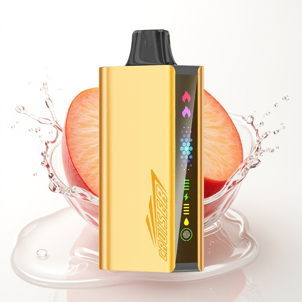 JNR Cruiser 12000 Puffs No-Charge Dual Mesh Peach Ice