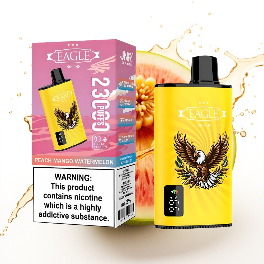 JNR EAGLE Smart 23000 Puffs 25ml 2% Enkratni Vape Breskva Mango Lubenica