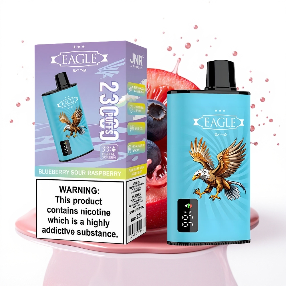 JNR EAGLE Smart 23000 Puffs 25ml 750mAh Enkratni Vape Borovnica Kisla Malina