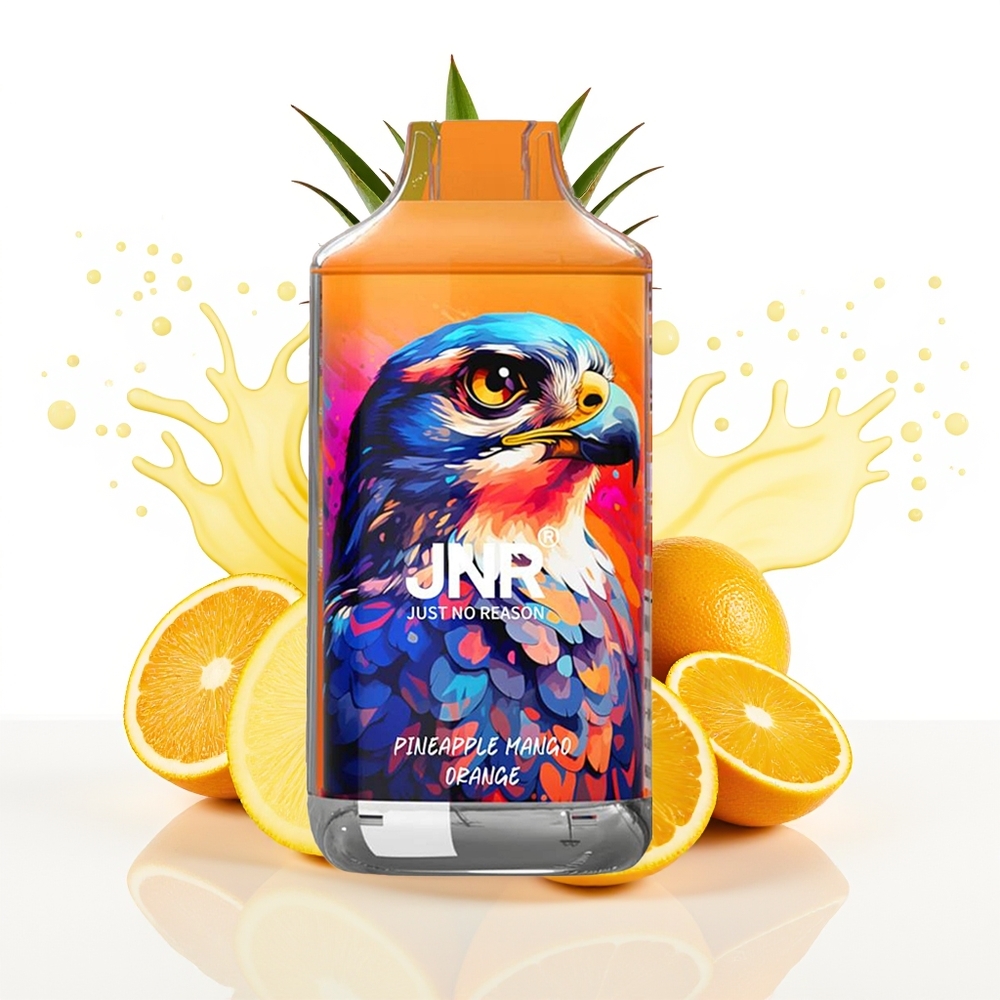 JNR Falcon 16000 Puffs 22ml Ananas Mango Oranžna