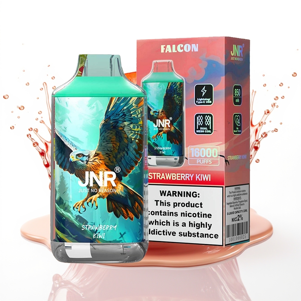 JNR Falcon 16000 Puffs 850 mAh 22ml Jagoda Kivi