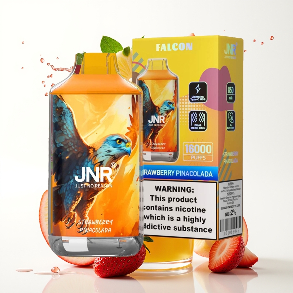 JNR Falcon 16000 Puffs 850mAh 22ml Jagoda Pina Colada