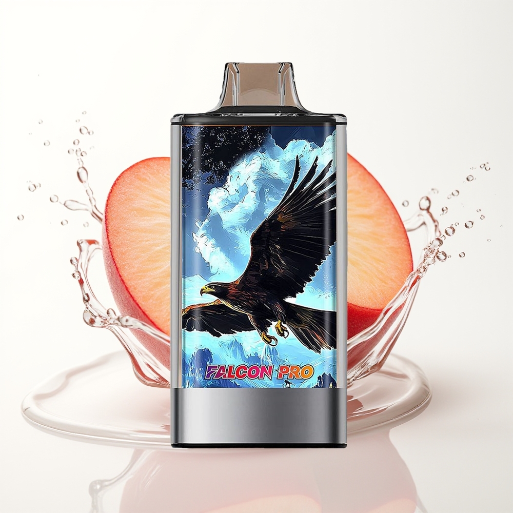 JNR Falcon Pro 28000 Enkratni Vape Bela Breskva Razz 30ml Dual Mesh
