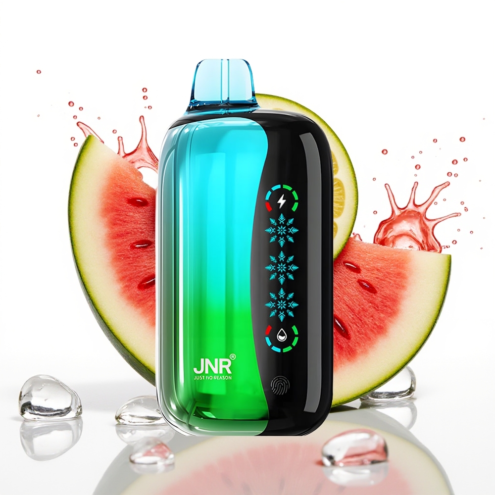 JNR Flex Ice 21000 Puffs Enkratna Vape Kivi Lubenica Led z Nastavljivim Ledom in 26ml E-tekočine