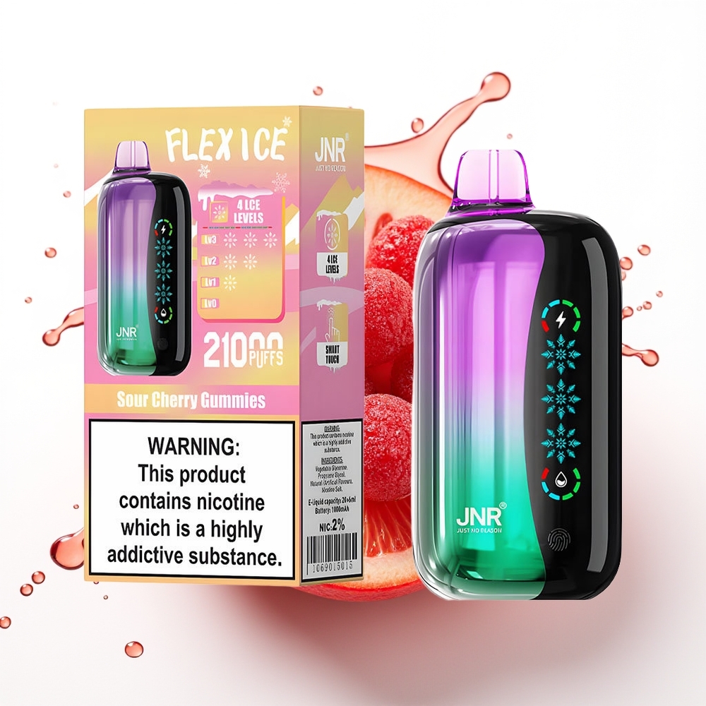 JNR Flex Ice 21000 Pufi Enkratna Vapa Prilagodljiv Zrak in Tip-C Kislo Sadje Gumijevke