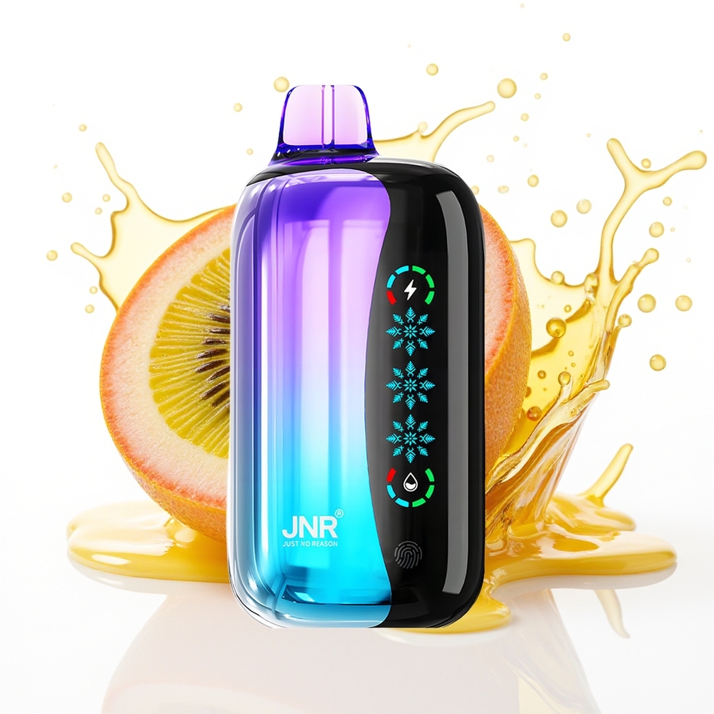 JNR Flex Ice 21000 Puhov Zgoščevalnik Vape Kiwi Pasijonka Guava Prilagodljiv Zrak 1.2 Ohm Dual Mesh
