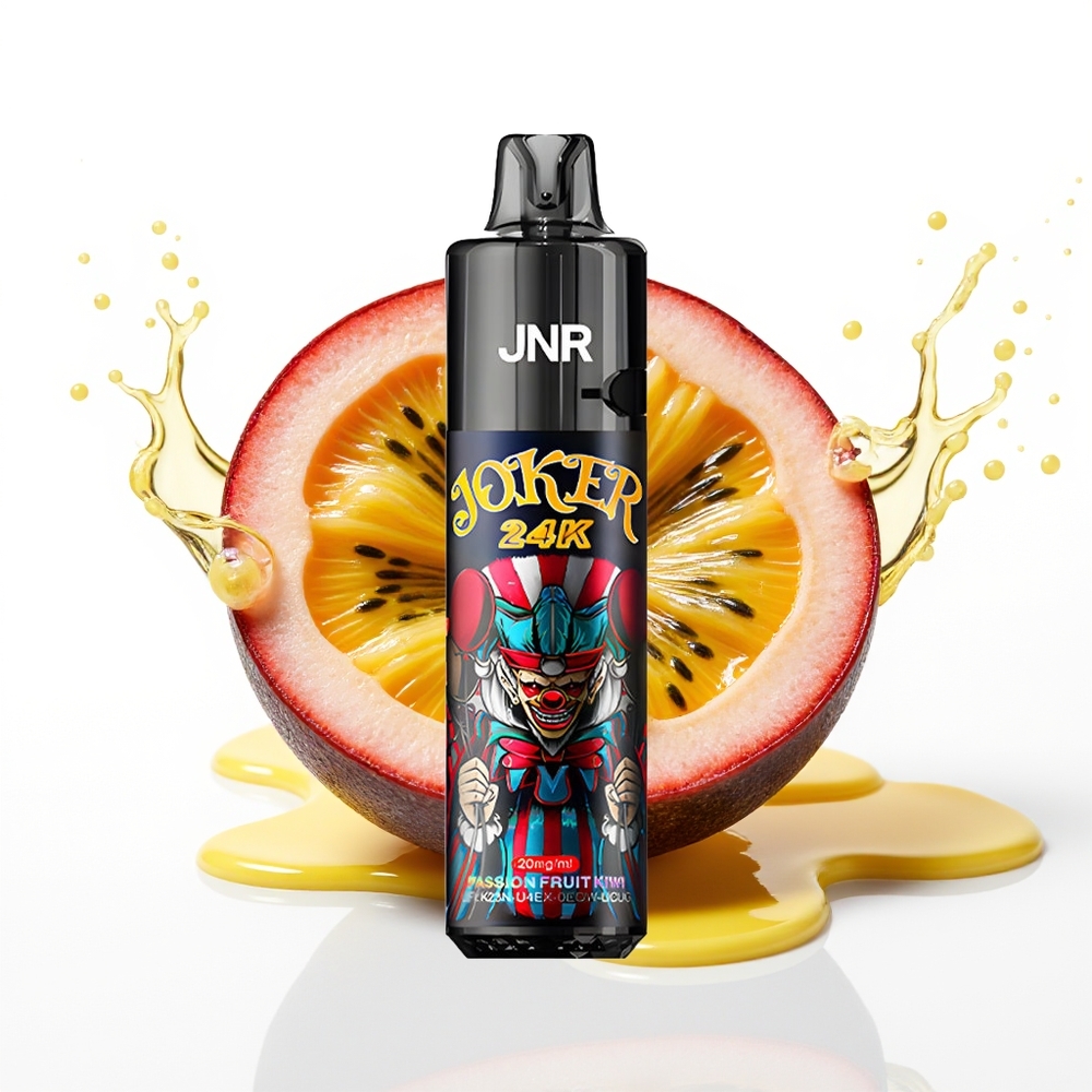 JNR Joker 24K Puffs 800mAh 2% Nikotina Enkratni Vape Pasijonka Kivi