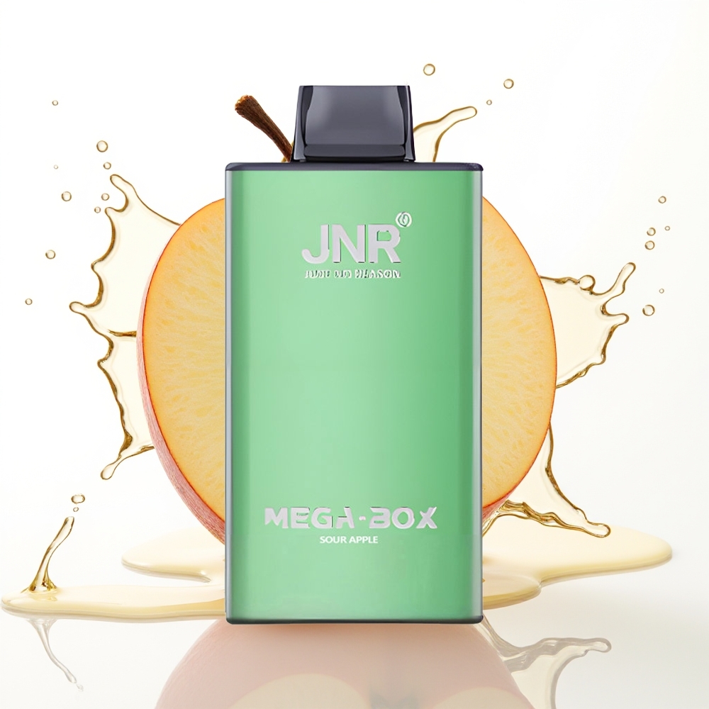 JNR Mega Box 25000 Puffs 30ml 2% Nikotina Eno Jabolko Enkratni Vape