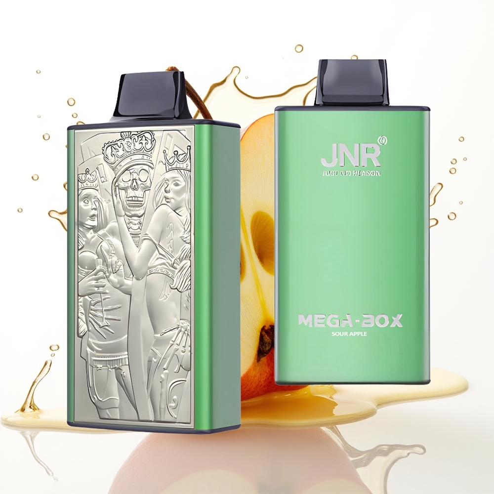 JNR Mega Box 25000 Puffs 30ml 2% Nikotina Eno Jabolko Enkratni Vape