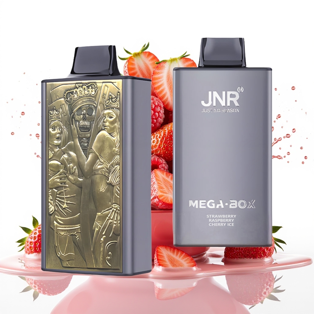 JNR Mega Box 25000 Puffs 30ml Dvojno Jedro Enkratni Vape Jagoda Malina Češnja Led