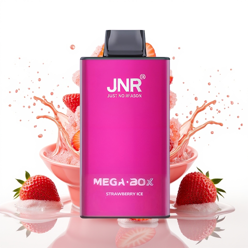 JNR Mega Box 25000 Puffs 30ml E-liquid Dvojni Jedro Jagodni Led Enkratni Vape