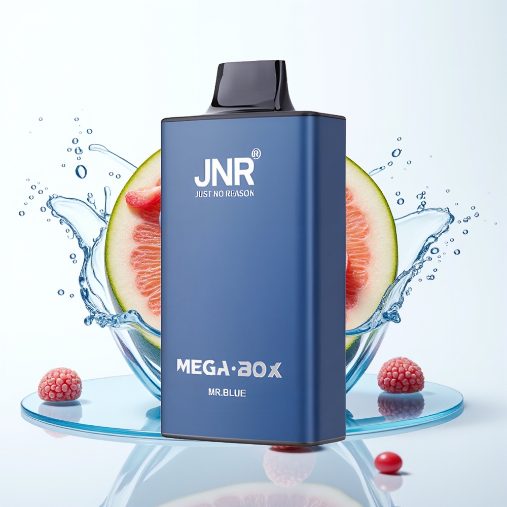 JNR Mega Box 25000 Puffs 30ml Gospod Modri Enkratni Vape