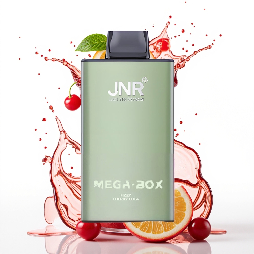 JNR Mega Box 25000 Puffs 30ml Hitri Napoj Fizzy Češnjeva Kola